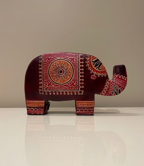 Leather-Elephant-Coin-Box