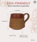 Terracotta Hand Made Coffee Mug 160 ml (Set of 2)