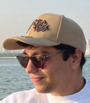 Beige Embroidery India Tiger Baseball Cap - Caps for men and women