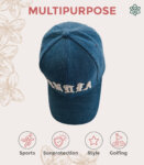 Branded India Blue-White Baseball Cap