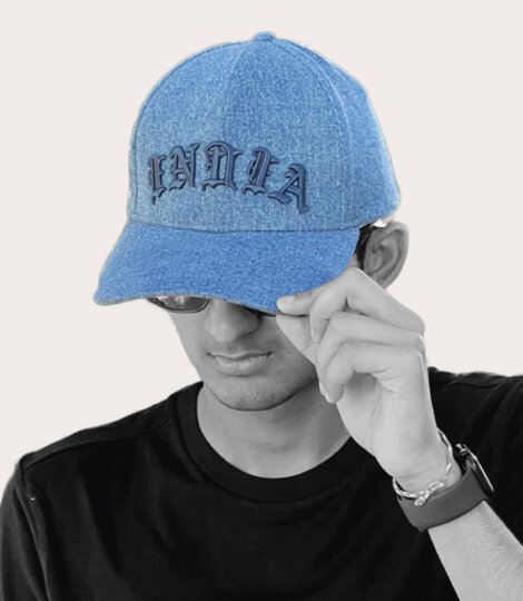 Branded India Blue Baseball Cap – Caps for men and women