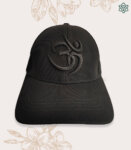 Black Om Symbol Premium Baseball Cap – Caps for men and women