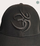 Black Om Symbol Premium Baseball Cap – Caps for men and women