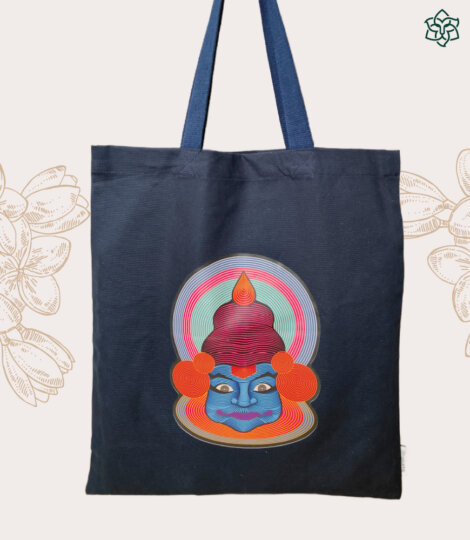 kathakali-line-art-tote-1