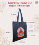 Navy Kathakali Canvas Bag