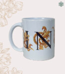 Souvenir Gift Premier India Black Gold Stylish Ceramic Coffee Mug 350 ml