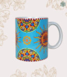 Souvenir Gift Premier India Surya Sun God Large Ceramic Coffee Mug 350 ml