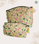 India Pichwai Art Print Multi-purpose Waterproof Travel Cosmetic Toiletry Pouches