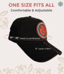 Lord Ram India Black Baseball Cap