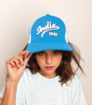 Blue Embroidered India 1947 Premium Baseball Cap – Unisex Caps