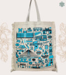 Mumbai Souvenir Canvas Tote Bag for Women