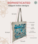 Mumbai Souvenir Canvas Tote Bag for Women