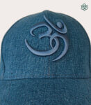 Om Symbol Blue Denim India Baseball Cap – Caps for men and women