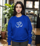 Women's OM Floral Embroidered Sweatshirt