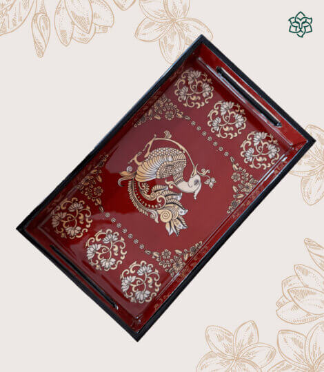 KALAMKARI-MAROON-TRAY-1