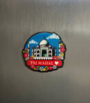 Round Taj Floral art Magnet