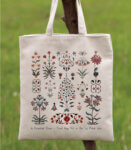 Taj Flora Tote Bag