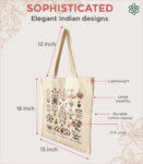 Taj Flora Tote Bag