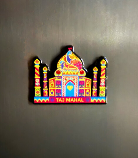 Taj Mahal Truck Art Magnet