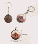 Taj Mahal Round Keychains