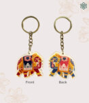 Elephant Taj mahal keychain