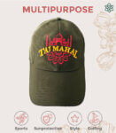 Taj Mahal Mandala Olive Cap