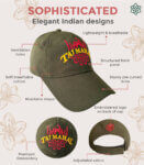 Taj Mahal Mandala Olive Cap