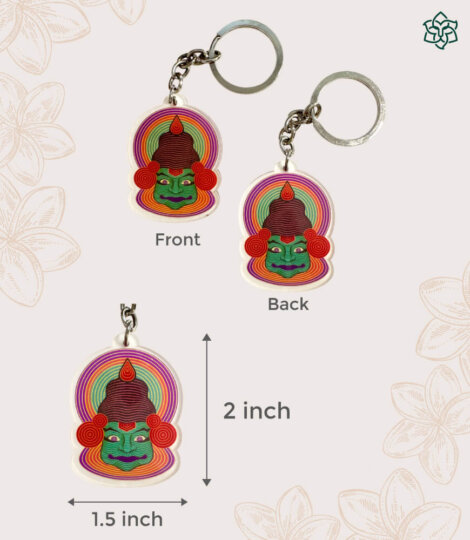 Kathakali keychain