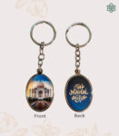 Taj Mahal oval Keychains