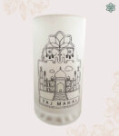 Taj Mahal X Elephant Black Glass Beer Mug