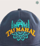 Taj Mahal Mandala Black Cap