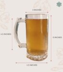 Taj Mahal X Elephant Green Glass Beer Mug