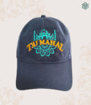 Taj Mahal Mandala Black Cap