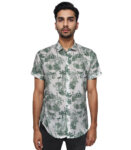 Taj Mahal X Jungle Green Print Shirt