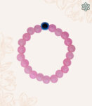 Assorted Marble Beads Evil eye Baby Pink Bracelet