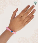 Assorted Marble Beads Evil eye Baby Pink Bracelet