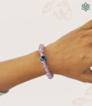 Crystal Evil Eye Purple Bracelet