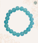 Plain Beads Blue Bracelet