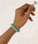 Plain Beads Blue Bracelet