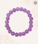 Plain Beads Purple Bracelet