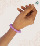 Plain Beads Purple Bracelet