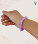 Plain Beads Purple Bracelet