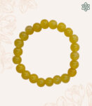 Plain Beads Yellow Bracelet