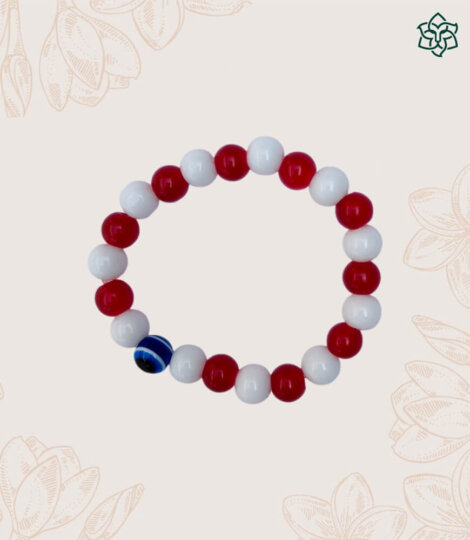 Plain-with-white-Evil-Eye-Bracelet-1