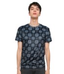 Taj Mahal Warli Black T-shirt