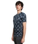 Taj Mahal Warli Black T-shirt