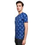 Taj Mahal Warli Blue T-shirt