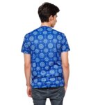 Taj Mahal Warli Blue T-shirt