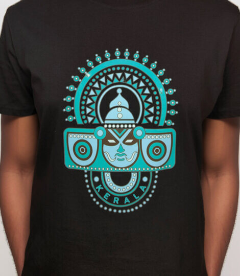 UN Kerala Theyyam God Print T-Shirts