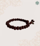 Wooden Brown Beads Medium Bracelet